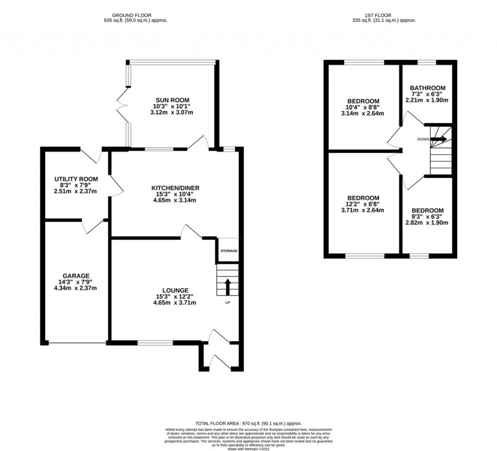 Floorplans For Edward Road, Fleckney, Leicester