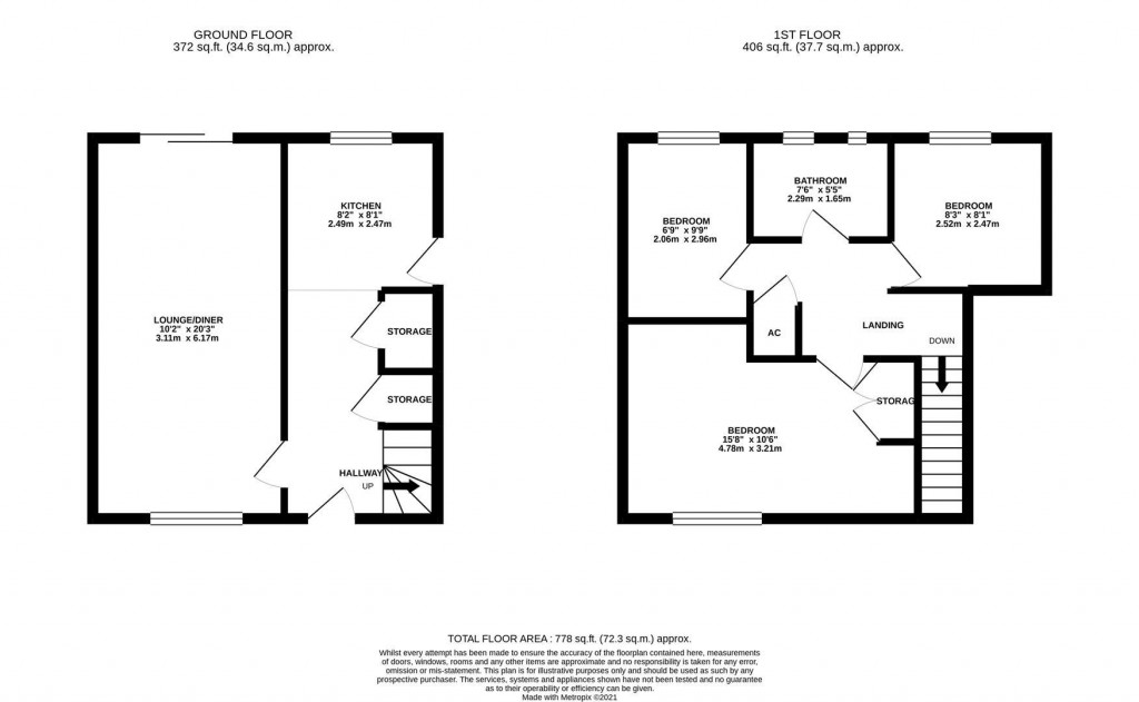 Floorplans For Dorothy Road, Kettering