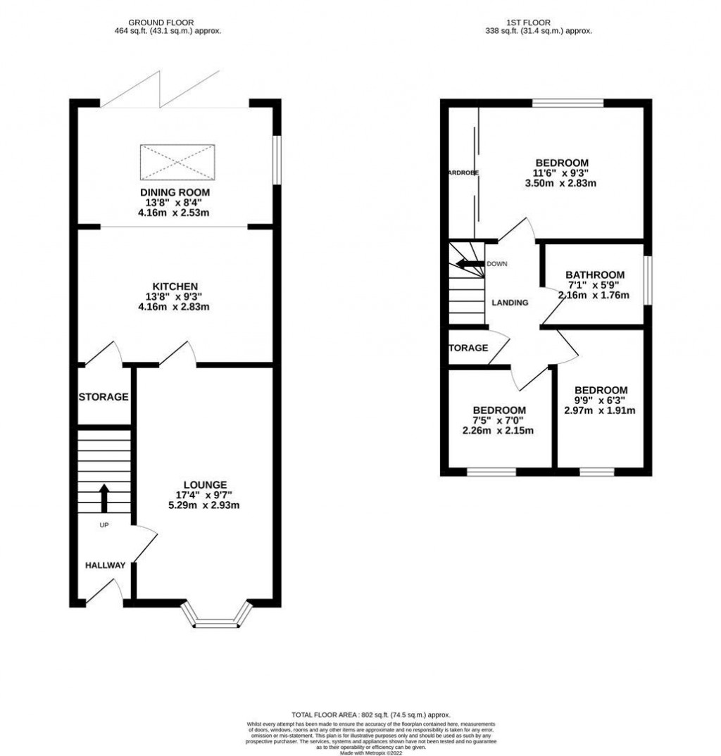 Floorplans For Deene Close, Market Harborough