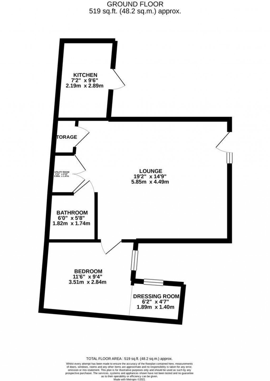 Floorplans For Rose Yard, Kibworth Harcourt, Leicester