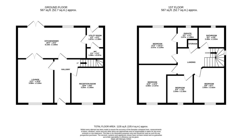 Floorplans For Speight Crescent, Kettering