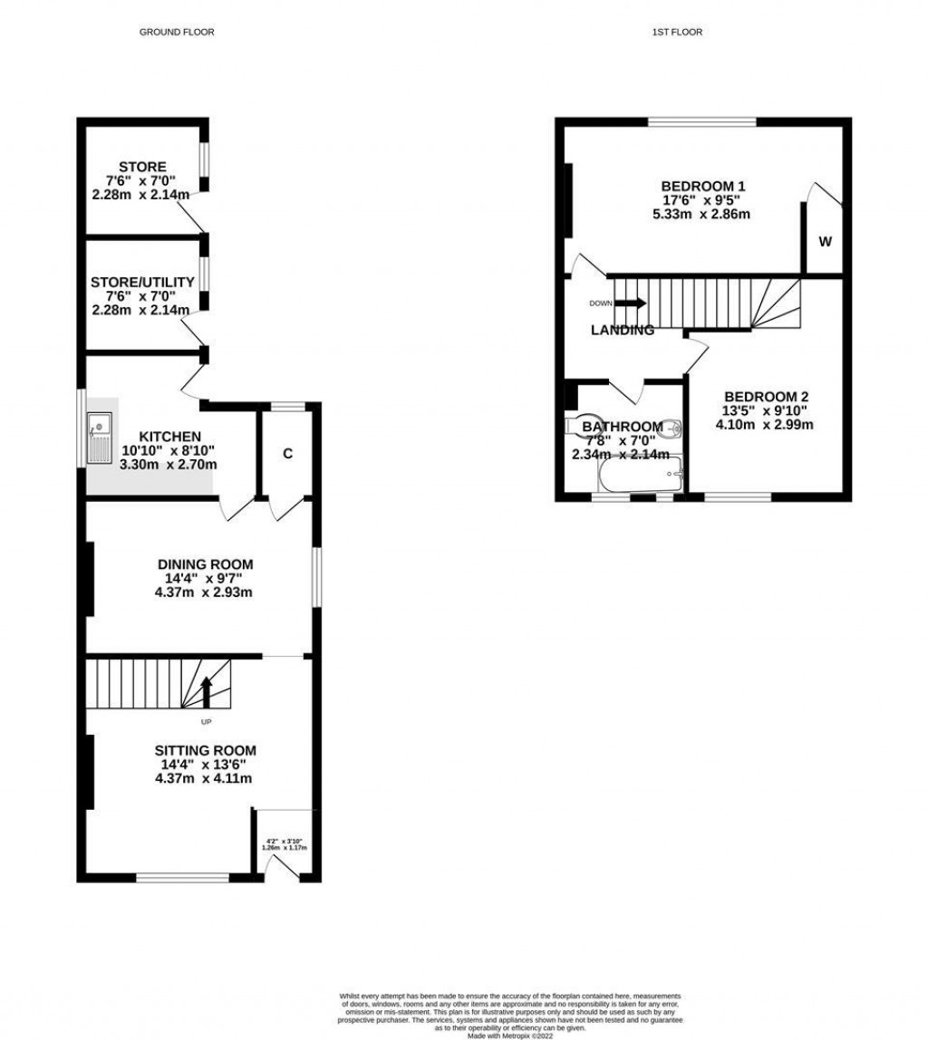 Floorplans For Alexandra Street, Burton Latimer, Kettering