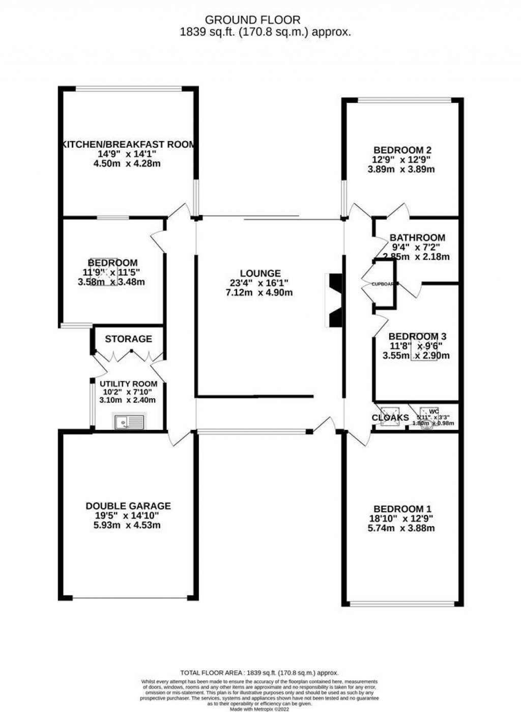 Floorplans For Cranford Road, Barton Seagrave