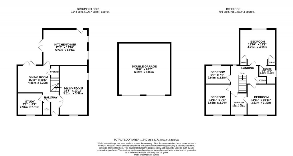 Floorplans For Kingfisher Way, Burton Latimer, Kettering