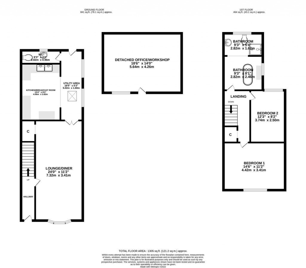 Floorplans For Finedon Street, Burton Latimer, Kettering