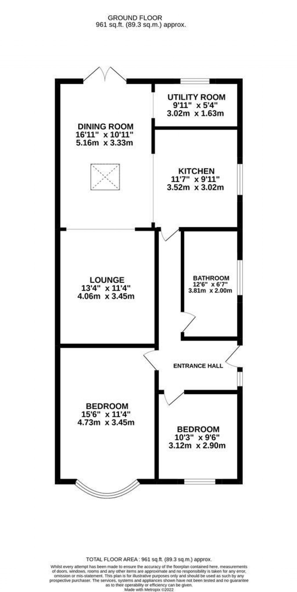 Floorplans For Oxford Street, Finedon, Wellingborough