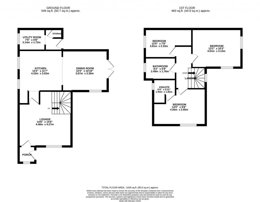 Floorplans For Chapel Lane, Stanion, Kettering