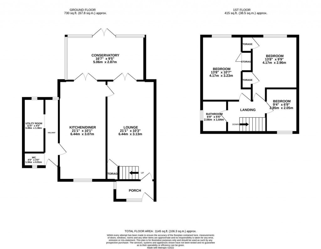 Floorplans For Welford Grove, Corby