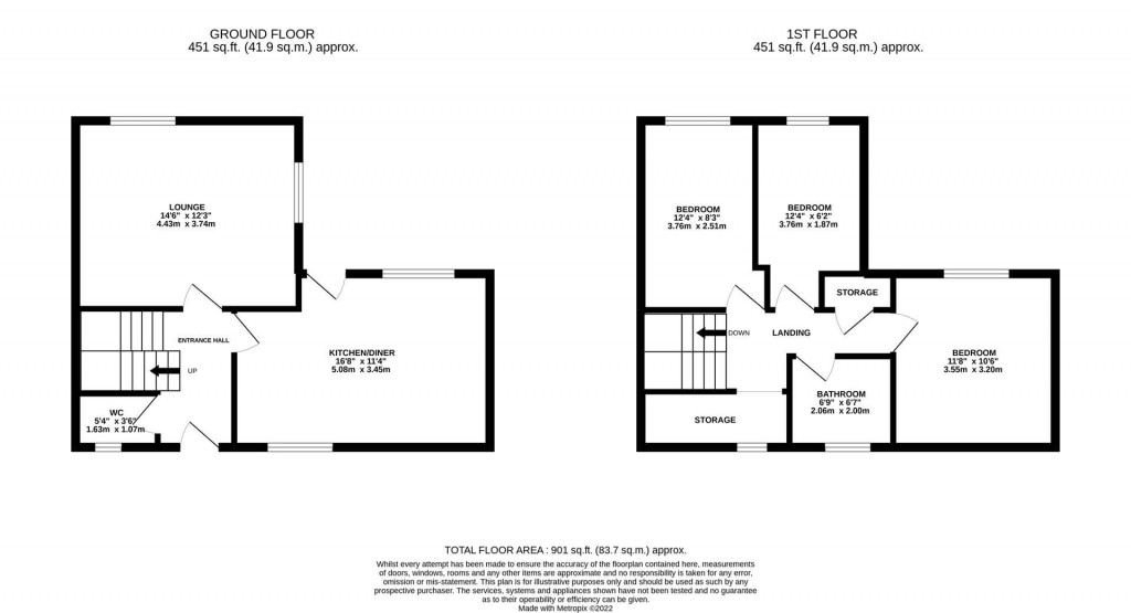 Floorplans For Greig Walk, Corby