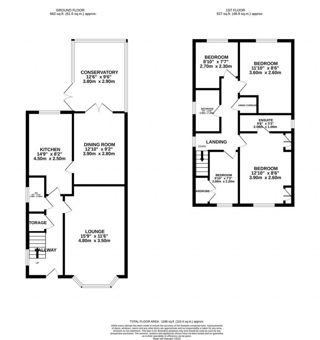 Floorplans For Christie Way, Kettering