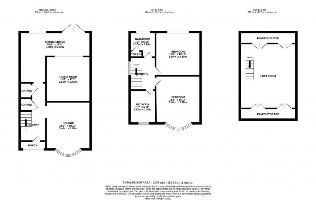 Floorplans For Southgate Drive, Kettering