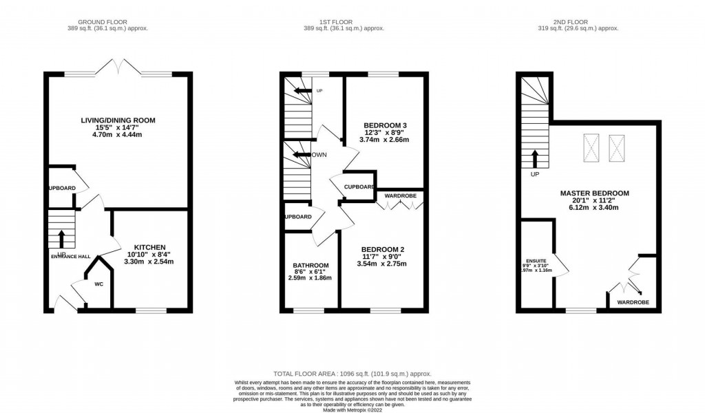 Floorplans For Claydon Avenue, Barton Seagrave