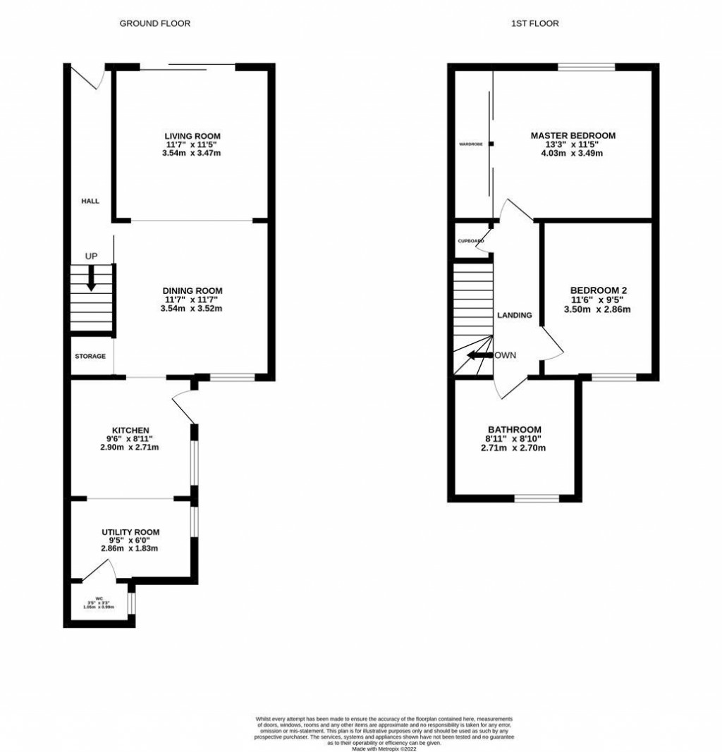 Floorplans For Cobden Street, Kettering