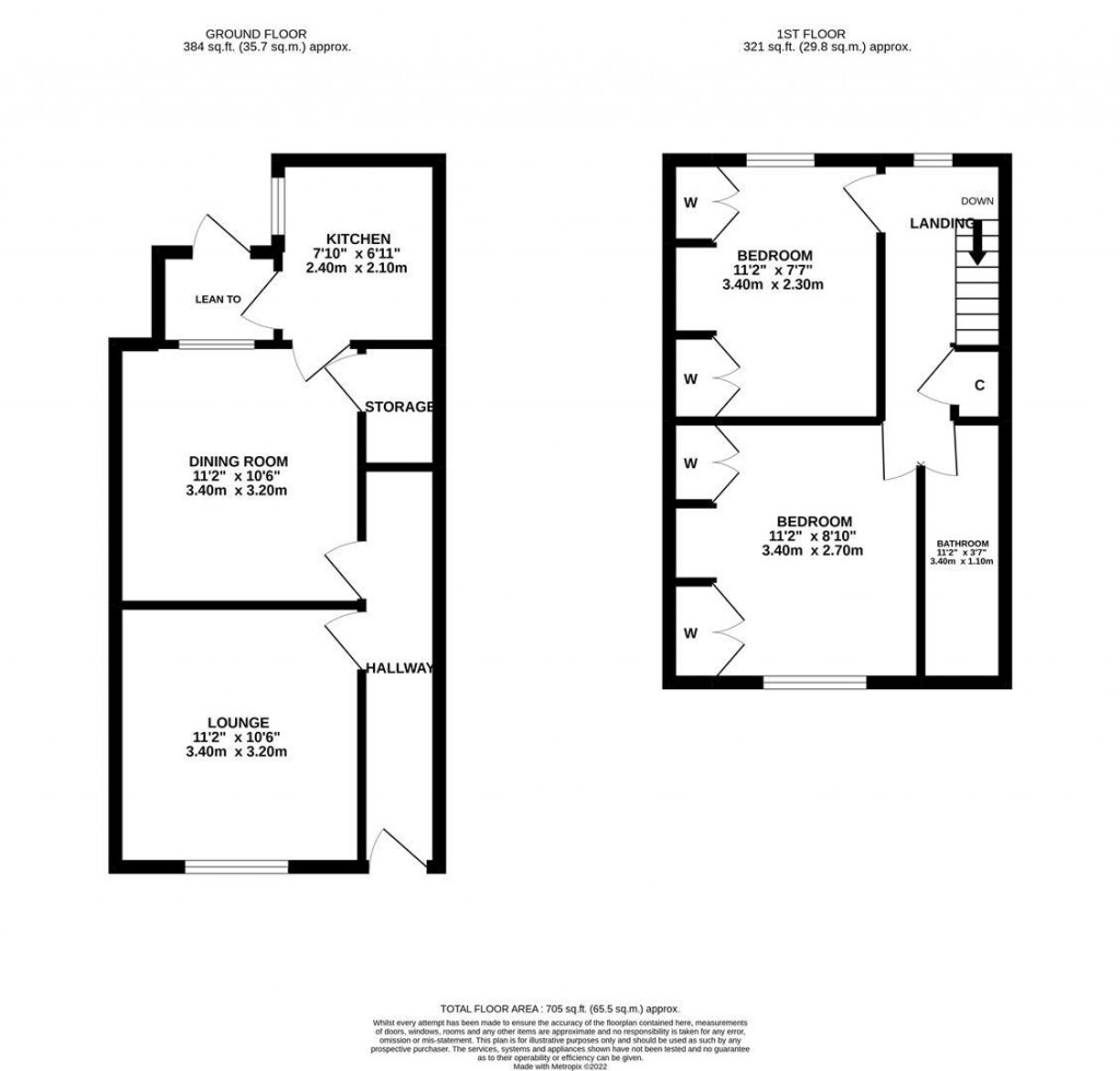 Floorplans For Rosebery Street, Kettering