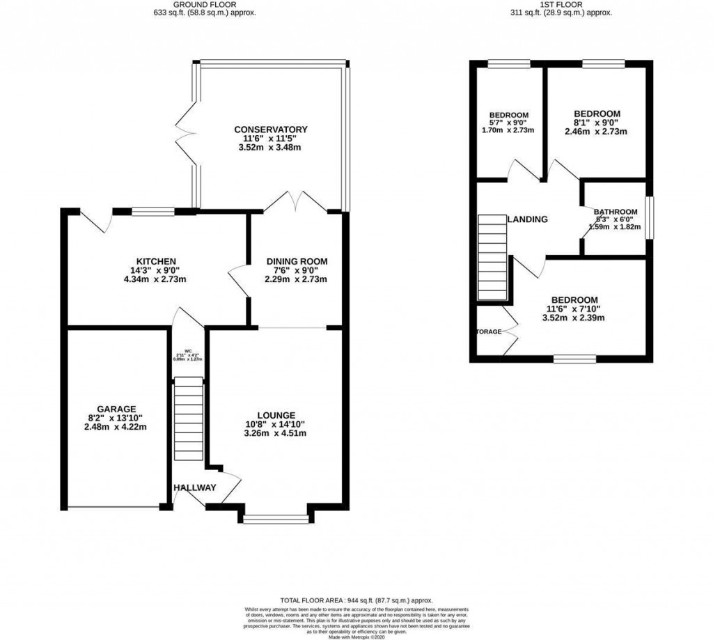 Floorplans For Baker Avenue, Broughton