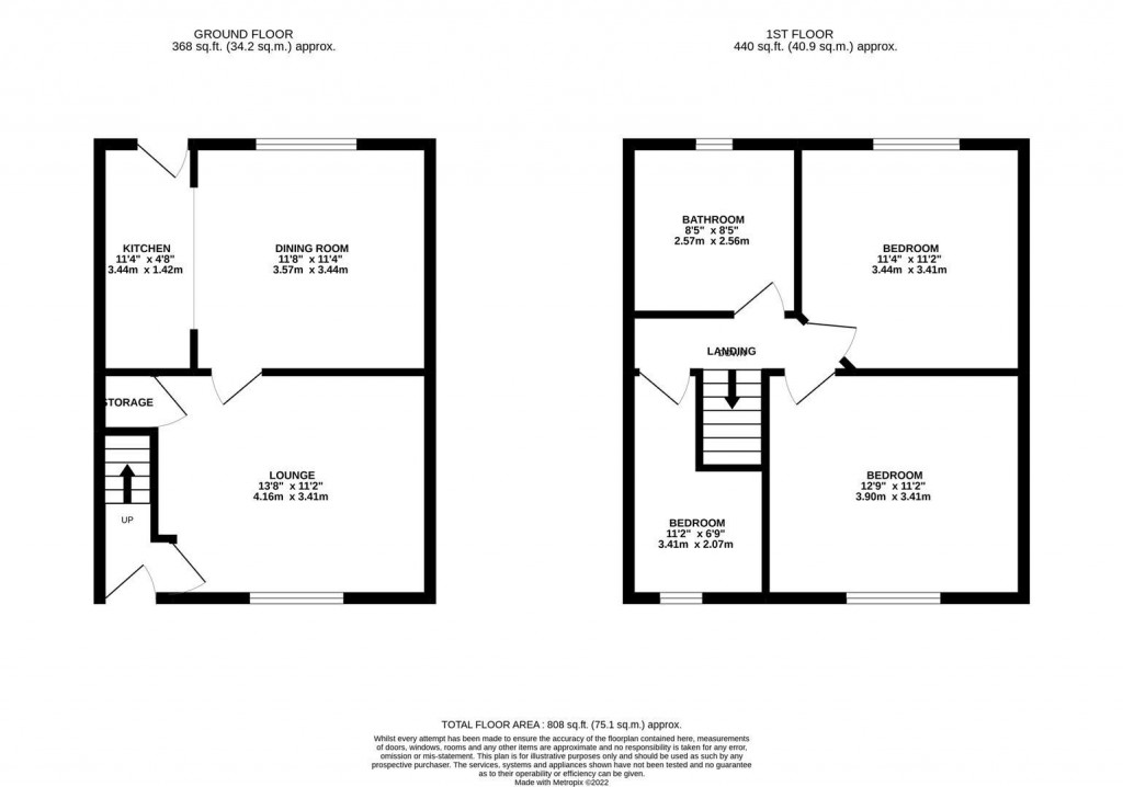 Floorplans For Howard Street, Kettering