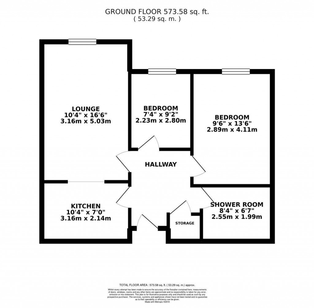 Floorplans For Oak Tree Court, George Street, Kettering