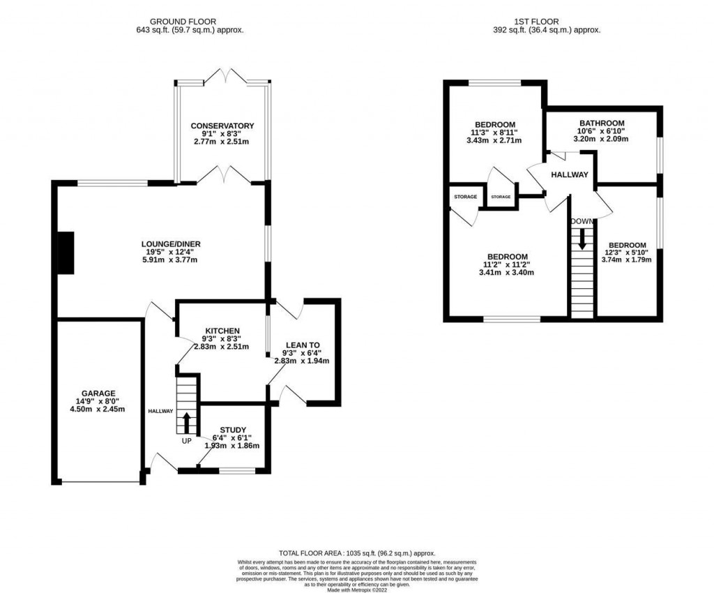 Floorplans For Lindale Close, Northampton