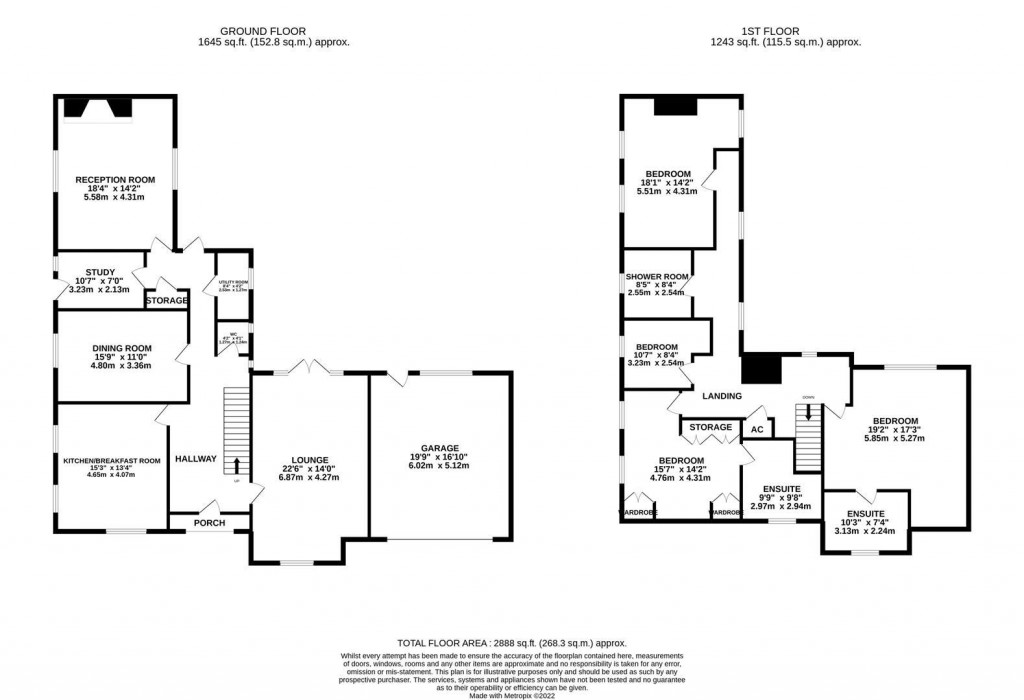 Floorplans For North Street, Rothersthorpe