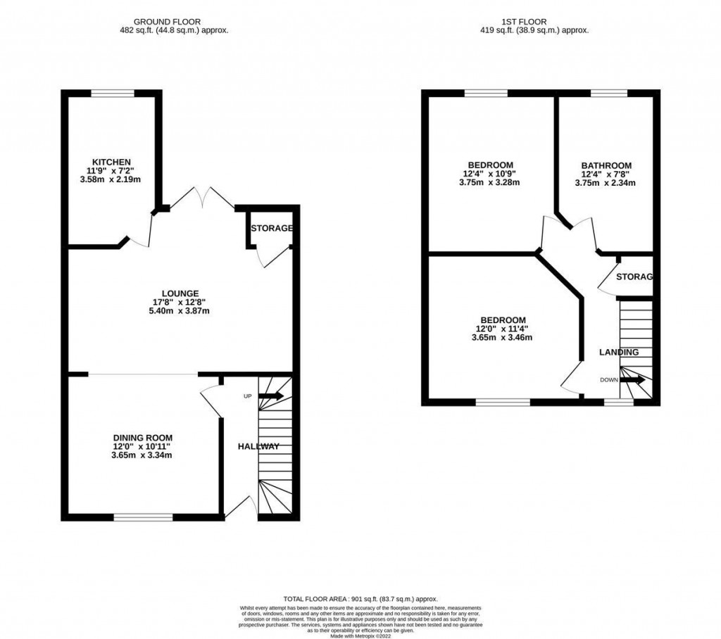 Floorplans For St. Andrews Road, Northampton