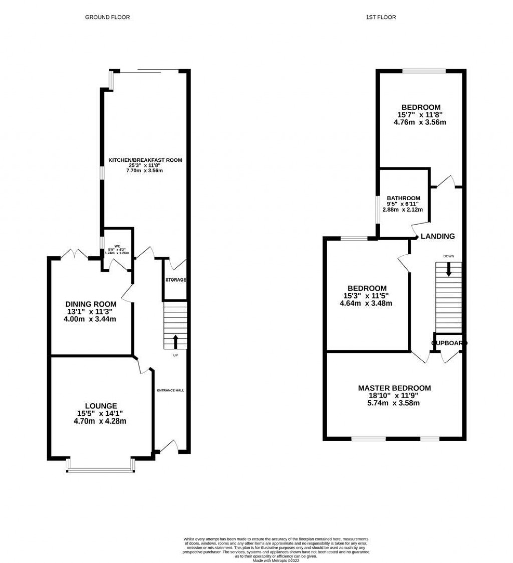 Floorplans For Thursby Road, Abington, Northampton