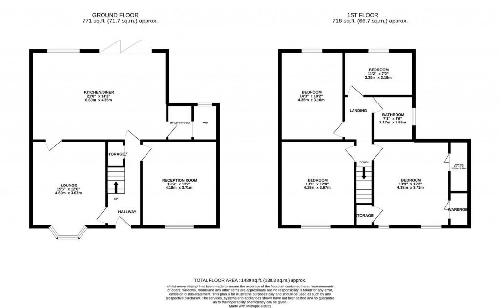 Floorplans For Eastfield Road, Wollaston