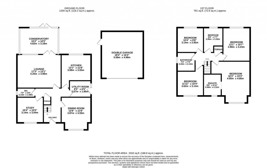 Floorplans For Kensington Close, Rushden