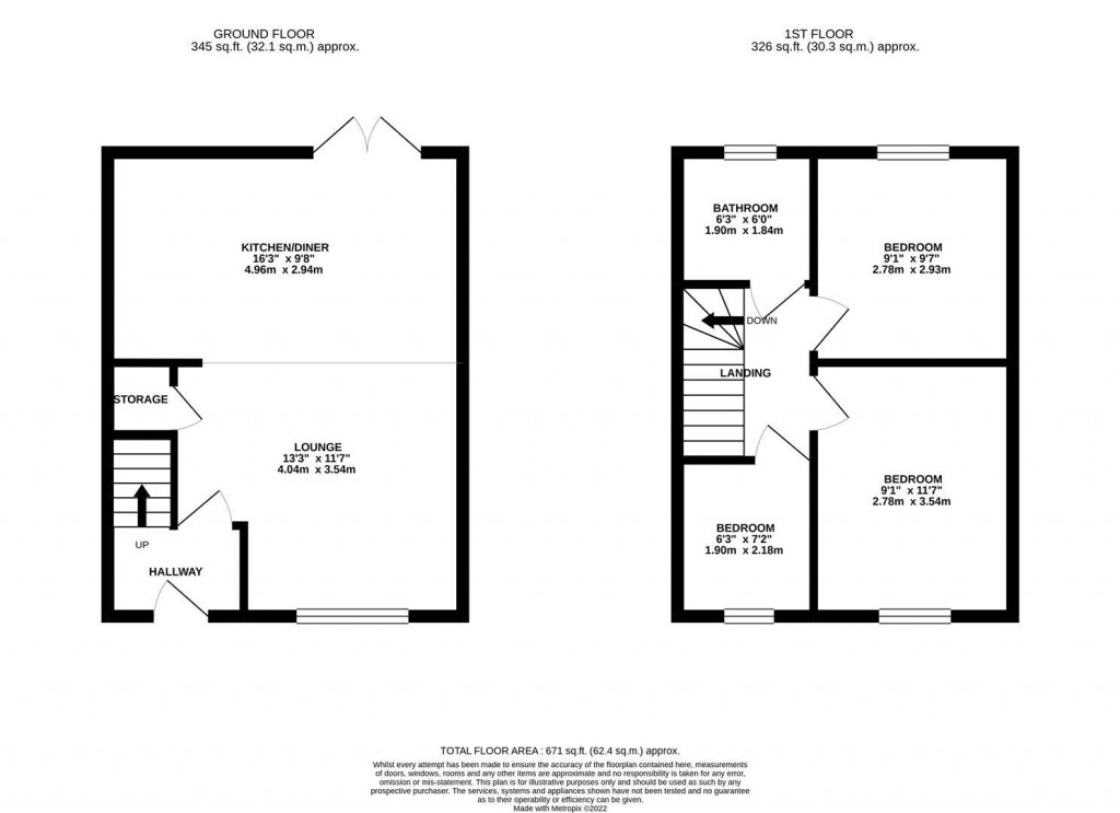 Floorplans For Windmill Lane, Raunds,