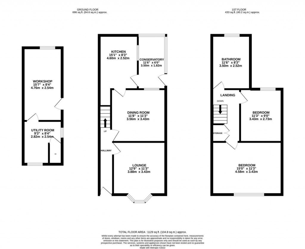 Floorplans For Irthlingborough Road, Wellingborough