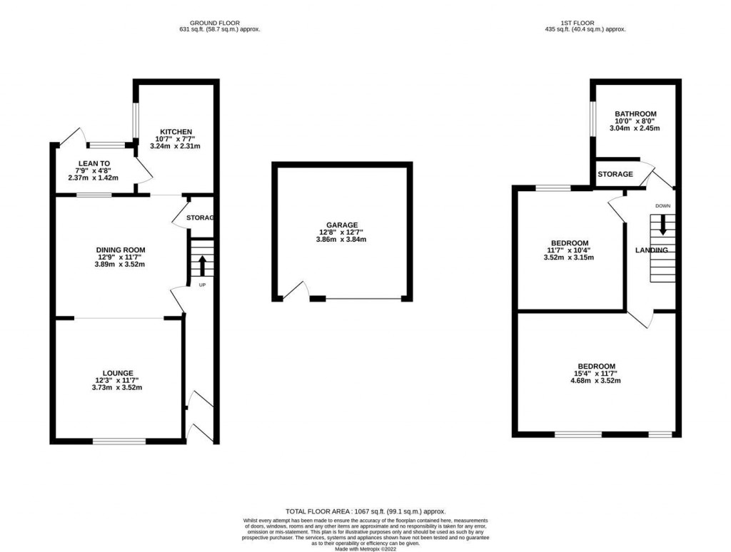 Floorplans For Irthlingborough Road, Finedon, Wellingborough