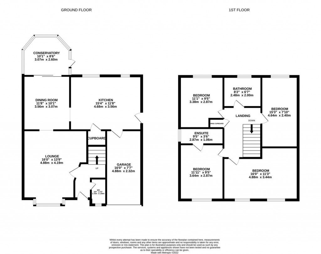 Floorplans For Claremont Drive, Market Harborough