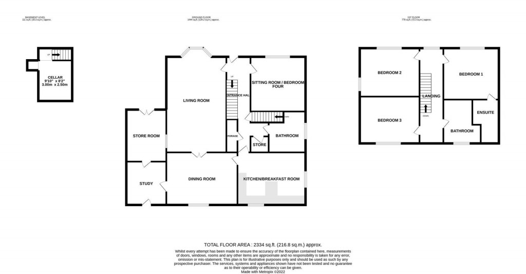 Floorplans For Laws Lane, Finedon, Wellingborough