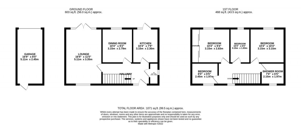 Floorplans For Thomas Flawn Road, Irthlingborough, Wellingborough