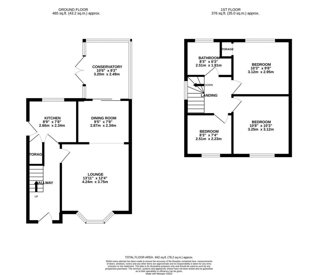 Floorplans For Duckworth Road, Corby