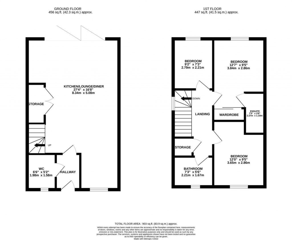 Floorplans For Cheviot Close, Market Harborough