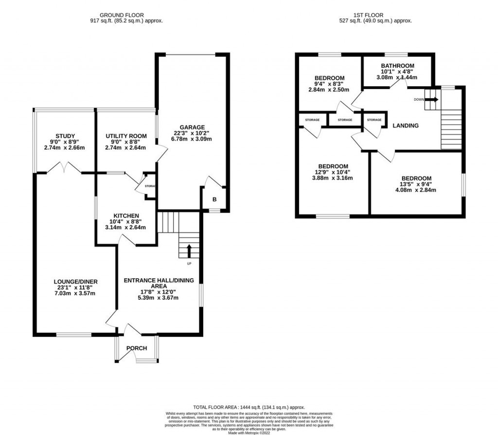 Floorplans For Corby Road, Weldon, Corby