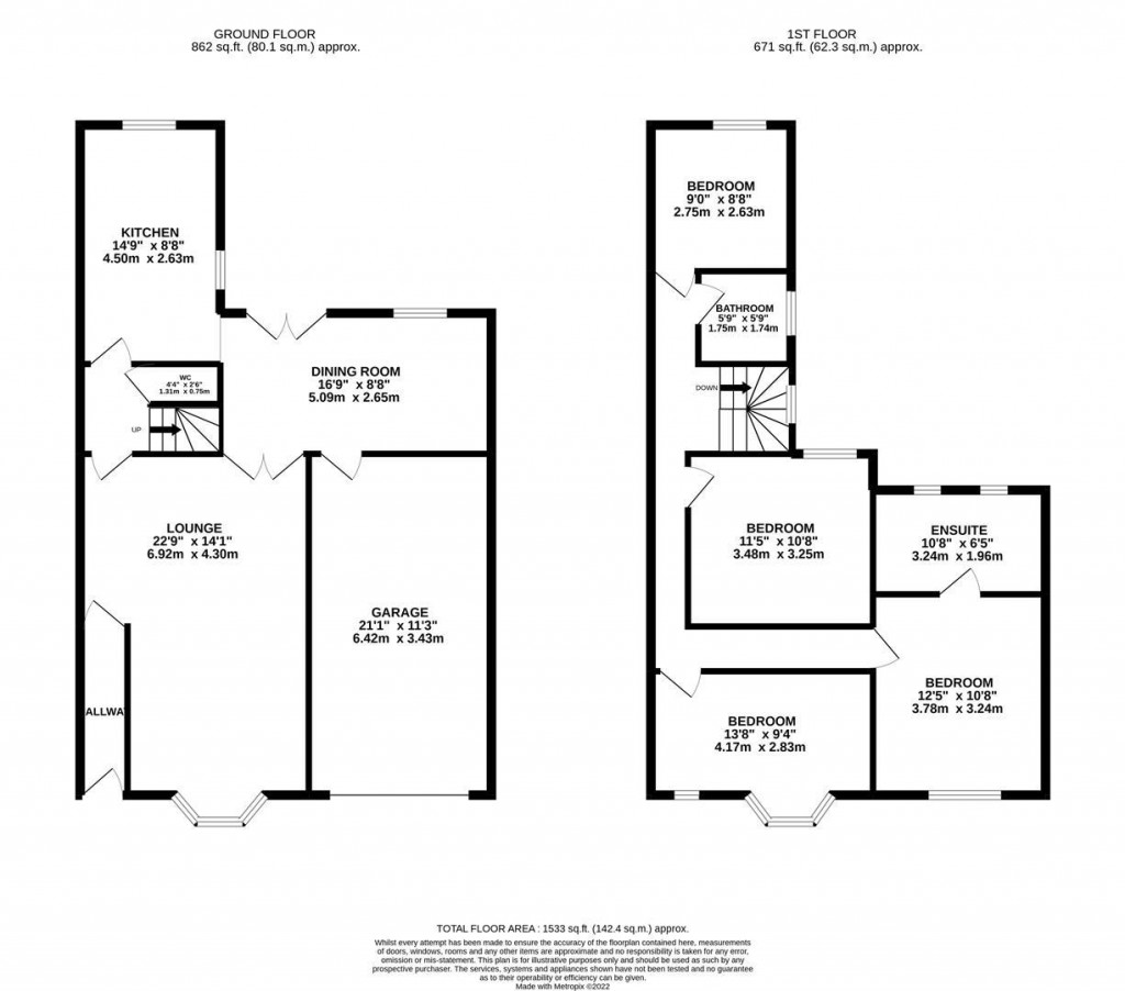 Floorplans For Kingsley Avenue, Kettering