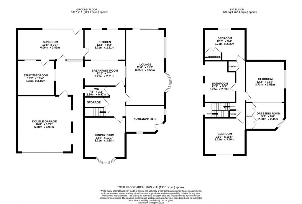 Floorplans For Bell Hill, Finedon, Wellingborough