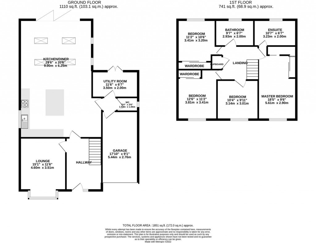 Floorplans For Swallow Close, Barton Seagrave, Kettering
