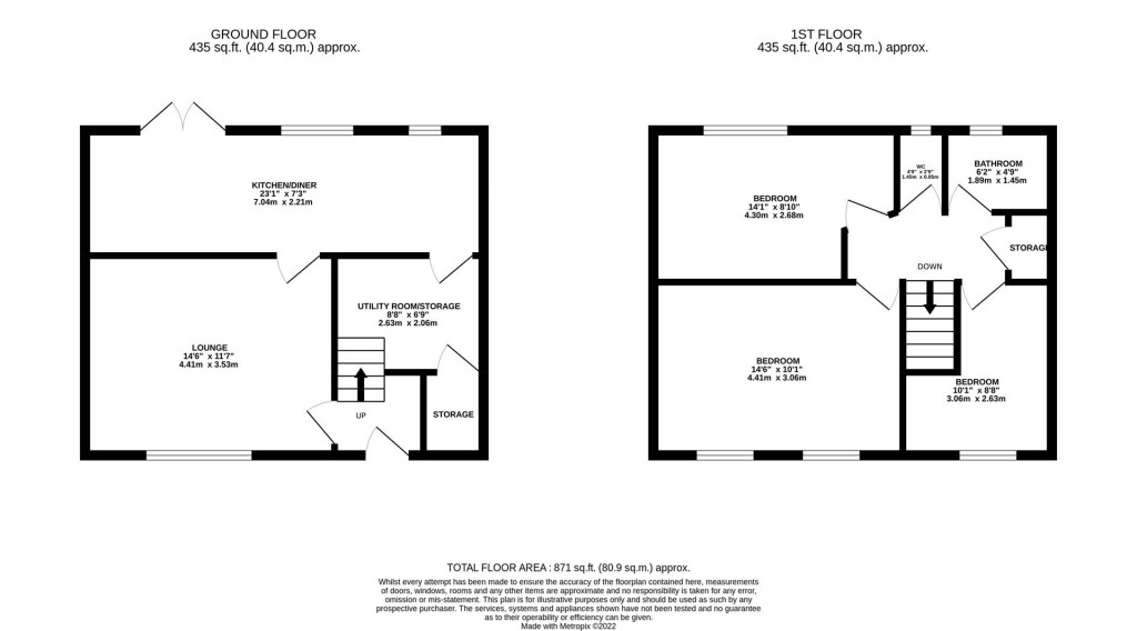 Floorplans For Eastbourne Avenue, Corby
