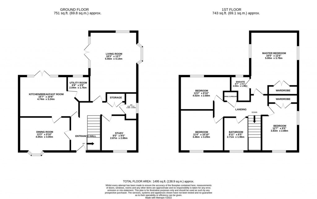 Floorplans For Donnington Road, Burton Latimer, Kettering