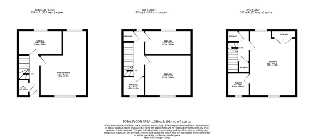 Floorplans For Standside, Northampton