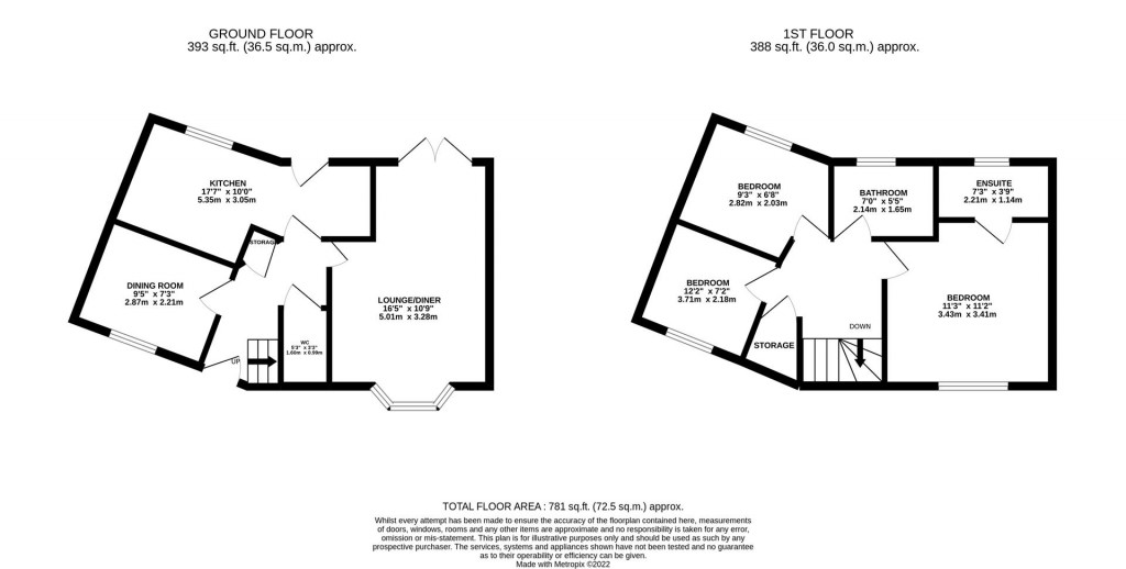 Floorplans For Osbourne Close, Corby