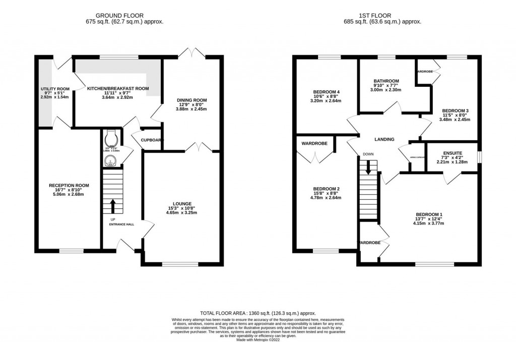 Floorplans For Sunningdale Drive, Rushden