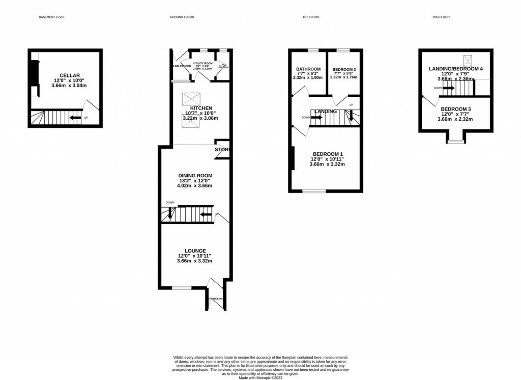 Floorplans For Cranford Road, Burton Latimer, Kettering