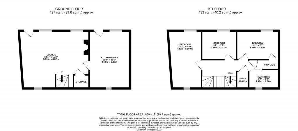 Floorplans For Queen Street, Geddington