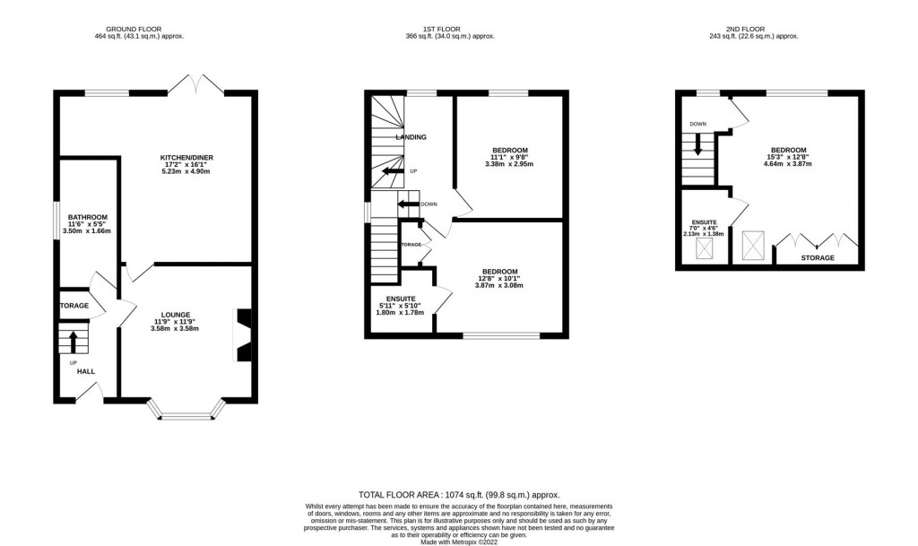 Floorplans For Kingsley Road, Rothwell