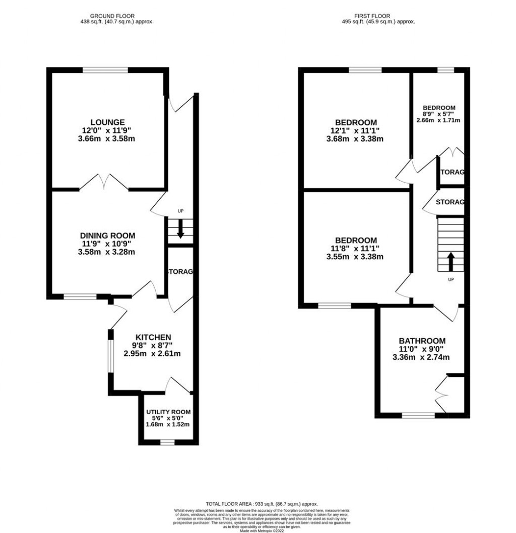 Floorplans For King Street, Kettering