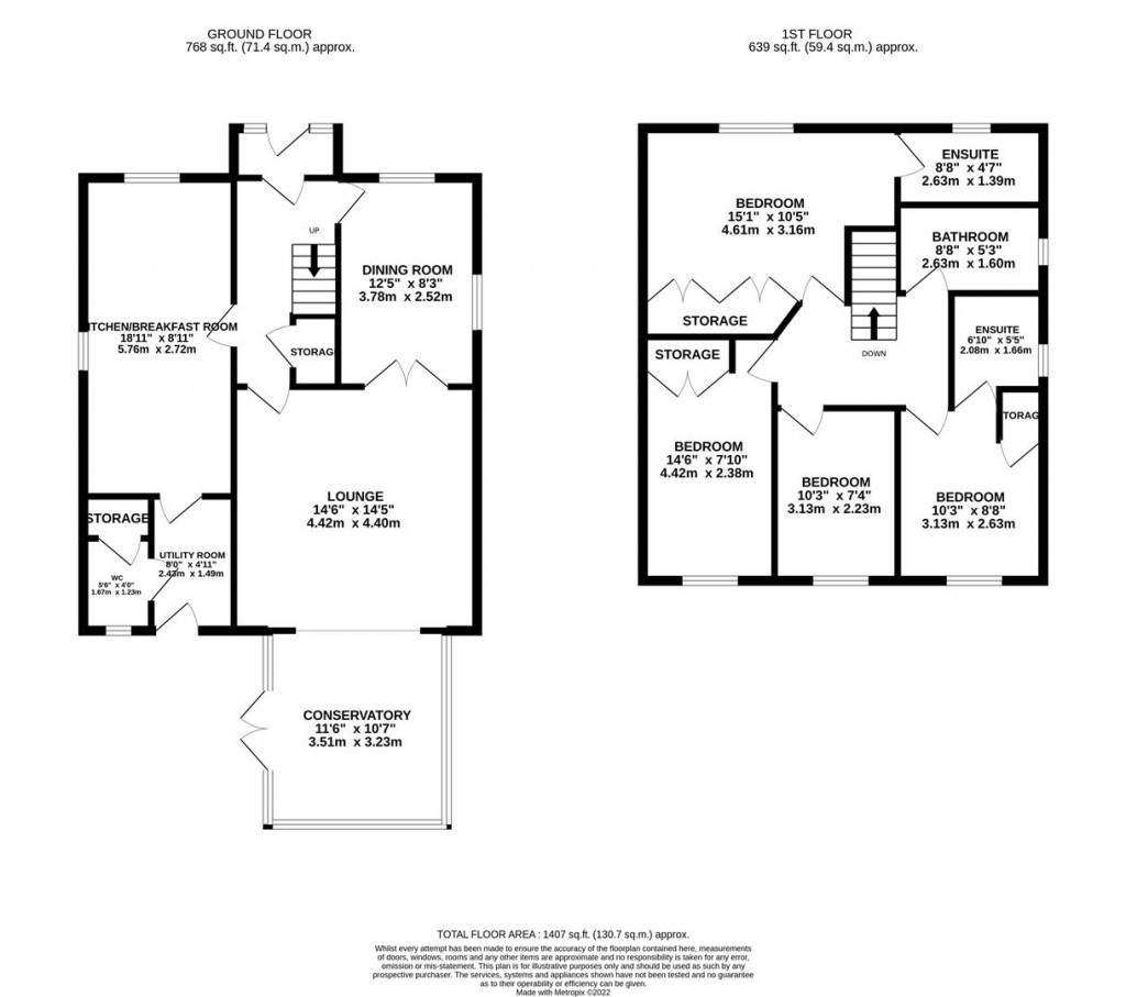 Floorplans For Fitzwilliam Leys, Higham Ferrers, Rushden