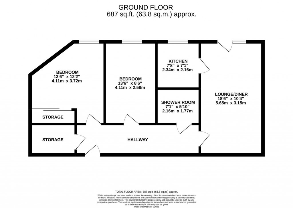 Floorplans For Rosebud Court, Wellingborough